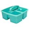 Storex Small Caddy, Teal, 6PK 00952U06C - alternate 6